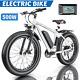 1000with500w Fat Tire Electric Bike, 26'' Electric Mountain Bicycle Commuter Ebike