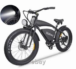 1200W Adult Electric Bike Cruiser Bicycle 35 mph 48V 26 Off road Fat Tire Ebike