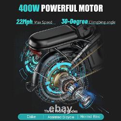 14 400W Motor Folding Ebike City Electric Bike 48V 15AH Lithium Li-ion Battery