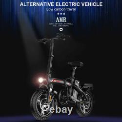 14 Electric Bike 350W 48V 15AH City E-bike Air Tire Folding High Speed Bicycle