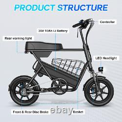 14 Electric Bike 36V 10AH Commuter E-Bicycle 350W City EBike for Adults 2023