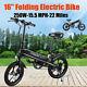 16 Folding Electric Bike 36v 6ah Commuter E-bicycle 250w City Ebike For Adults
