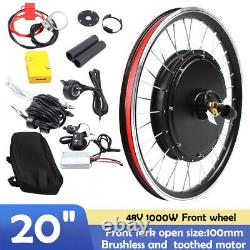 20 E-Bike Bicycle Conversion Kit 250With1000W Electric Front/Rear Wheel Hub Motor