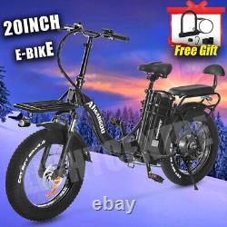 20 E-bike 1200W Electric Bike Mountain City Bicycle 48V Foldable Fat Tire Ebike