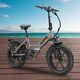 20'' Folding Electric Mountain Bike 750with48v Fat Tire Ebike Commuter Bicycle Usa