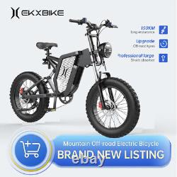 2000W Electric Bike for Adults 35AH 48V Mountain ebike Fat Tire Bicycles 34MPH