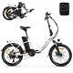 20in Folding E-bike 500w 48v Electric Bike City Cruiser Bicycle Up To 50miles Us