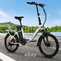 20in Folding E-Bike 500W 48V Electric Bike City Cruiser Bicycle Up to 50miles US