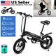 250w Folding Electric Bike 16 With Pedal Assist 36v 6ah Commuter E-bike Bicycle