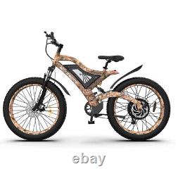 26 1500W 48V Electric Bike Mountain Bicycle Fat Tire E-Bike Commuter for Adult