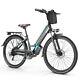 26 Adult Electric Bike, 500w 48v Mountain Bicycle Shimano Ebike With Rear Rack#