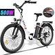 26'' E-bike Electric Bikes 500w Commuter Electric City Bicycle With48v Li-battery
