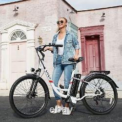 26'' E-Bike Electric Bikes 500W Commuter Electric City Bicycle with48V Li-Battery
