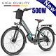 26'' Electric Bike Mountain Bicycle 500w City Ebike With Removeable Li Battery