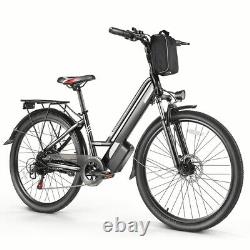 26'' Electric Bike Mountain Bicycle 500W City Ebikes with Removeable Li Battery