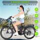 26'' Electric Bike For Adults, 500w Commuter Cruiser Ebike 20mph City Bicycle Us