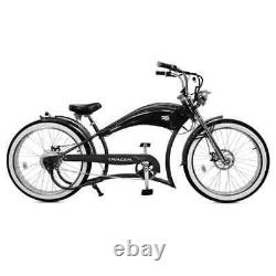 26 Fat Tires Twenty5 GT Electric Chopper Cruiser 500W Stretch E-Bike Bicycle