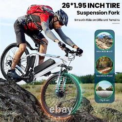 26In Electric Bike 500W 48V Cruiser e Bike E-Mountain Bicycle for Men/Women US