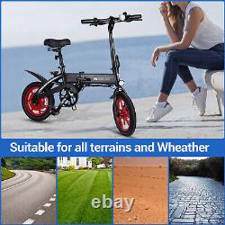 350W Commuter Ebike 36V All Terrain Folding Electric Bike Bicycle for Adults