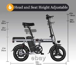 350W Electric Bike Classic 14 City Commuter Electric Bicycles UL 2849 Certified