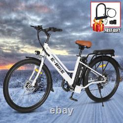 500W 26In Electric Bike Commuting Bicycle 36V Removeable LI-Battery City EBike