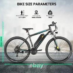 500W 48V Electric Bike 27.5 Mountain Bicycle 21Speed Commuting E-Bike withLCD US