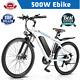500w Electric Bike, 20/26'' Mountain Bicycle Commuter Ebike 25/20mph For Adults