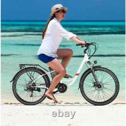 500W Electric Bike 26 E-Bike 7Speed Cruiser Bicycle with48V LI-Battery 50Miles