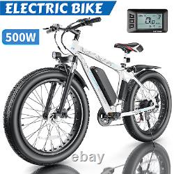 500W Electric Bike for Adults, 20/26'' Commute Ebike 20/25MPH Mountain Bicycles