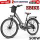 500w Electric Bike For Adults, 48v Bicycle Commuter Ebike 21 Speed + Rear Rack