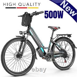 500W Electric Bike for SALE, 20/26in Mountain Bicycle Commuter Ebikes 25/20mph