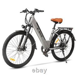 750W Ebike 2636V Electric Bike Bicycle 25Mph CommuterTire Mountain Bike Adults