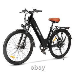 750W Ebike 2648V Electric Bike Bicycle 25Mph CommuterTire Mountain Bikes Adults