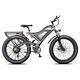 Aostirmotor Electric Bike 26 750w Mountain Bicycle Fattire 48v/15a Ebike 7speed