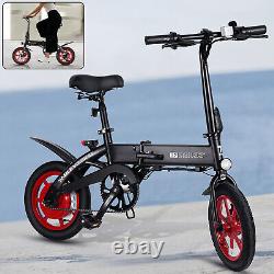 Commuter Ebike 350W 36V Fat Tire Folding Electric Bike Bicycle for Adults Cyclin