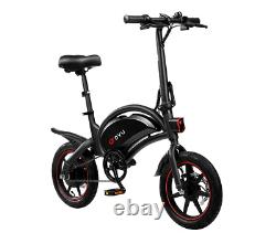 DYU 14 Folding Electric Bike for Adults Teens, 15.5MPH 250W 36V/10AH, Commuter