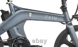 DYU T1 Folding Electric Bike for Adults Teens, Commuter City Ebike Torque Sensor