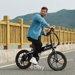 E-Bike 20'' Folding Electric Bike 750W Motor Bicycle City Commuter Adults Ebike