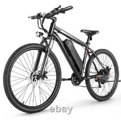 E Bike 27.5Inch Electric Mountain Bicycle, Adults 500W 48V 10Ah E-Bike Powerful