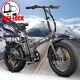 E Bike 20 750w Electric Bike Bicycle Foldable Fat Tire Mountain Snow E-bike Us