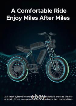ENGWE M20 NEW Electric Mountain Bicycle 20 24.8mph Dual battery E-Bike UL 2849