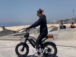 EUY 1000W 48V 25AH Fat Tire Electric Bike 30MPH Mountain Beach Bicycle-S4