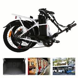 Electric Bike 20 Folding Cruiser E-bike City Commuter Bicycle with 360WH Battery