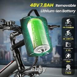 Electric Bike 26 Folding Bicycle 500W City Commuter Mountain E-bike 48V Battery