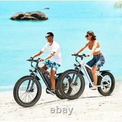 Electric Bike 26 x 4.0' 48V 500W Fat Tire Moutain Bicycle Snow eBike 22MPH NEW