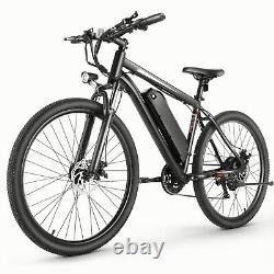 Electric Bike 26In 350W Mountain Bicycle for Adults City Ebike Shimano 21 Speed