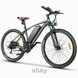 Electric Bike 27.5In Mountain Bicycle 500W City Adults E-bike 48V 10.4Ah Battery