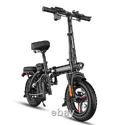 Electric Bike 400W 48V Battery Folding EBike Bicycle 14 25mph E-Bike NEW