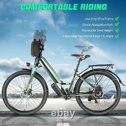 Electric Bike 500W Adults City Commuter E-bike 26'' Beach Snow Mountain Bicycle