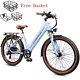 Electric Bike 750w 48v Low-step Thru 26in Cruiser Bicycle Commuter E-bikes Xmas